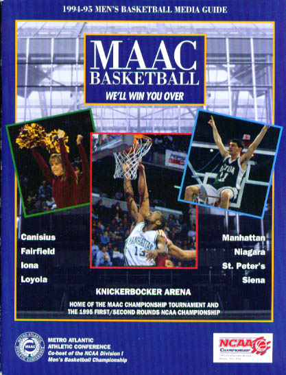 Image for 1994-1995 MAAC basketball Media Guide