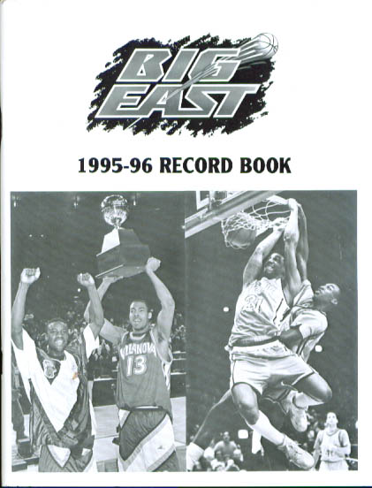 Image for 1995-6 Big East basketball Record Book