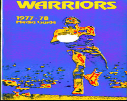 Image for 1977-1978 Golden State Warriors Media Guide NBA Basketball
