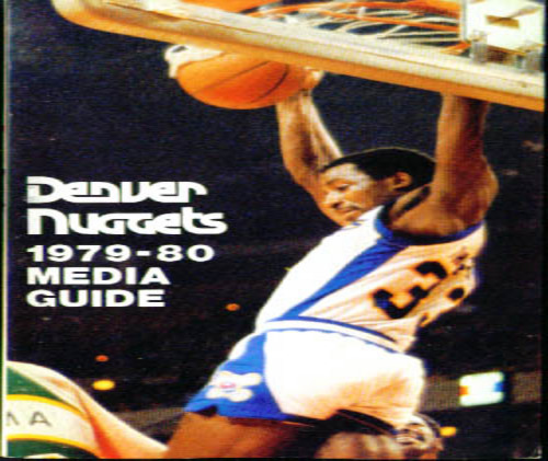 Image for 1979-1980 Denver Nuggets Media Guide NBA Basketball