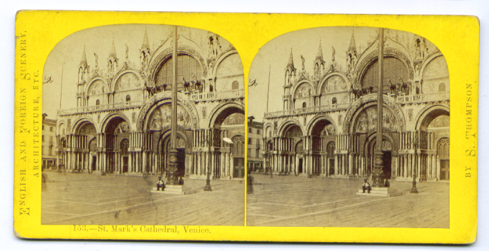 Image for St. Mark's Venice stereoview 187?