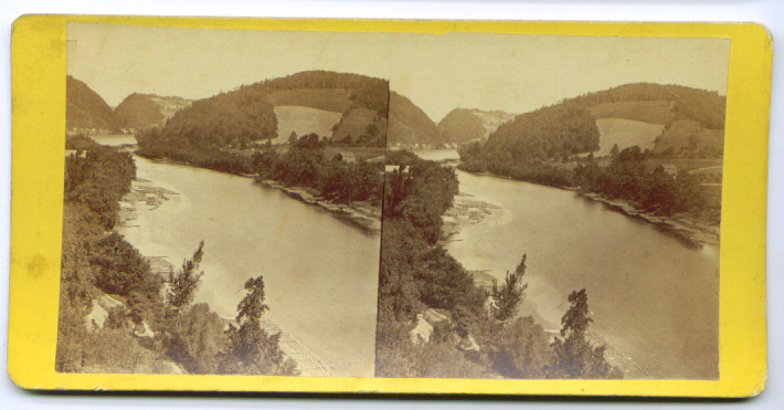 Image for Up the Delaware stereoview 187?