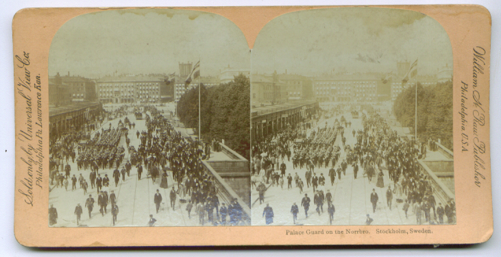 Image for Palace Guard Stockholm 189? Stereoview