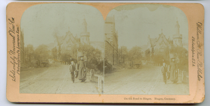 Image for 1890s Bingen Road Germany stereoview