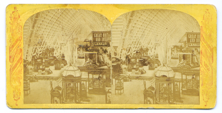 Image for 1876 Centennial stereoview Agricultural Hall