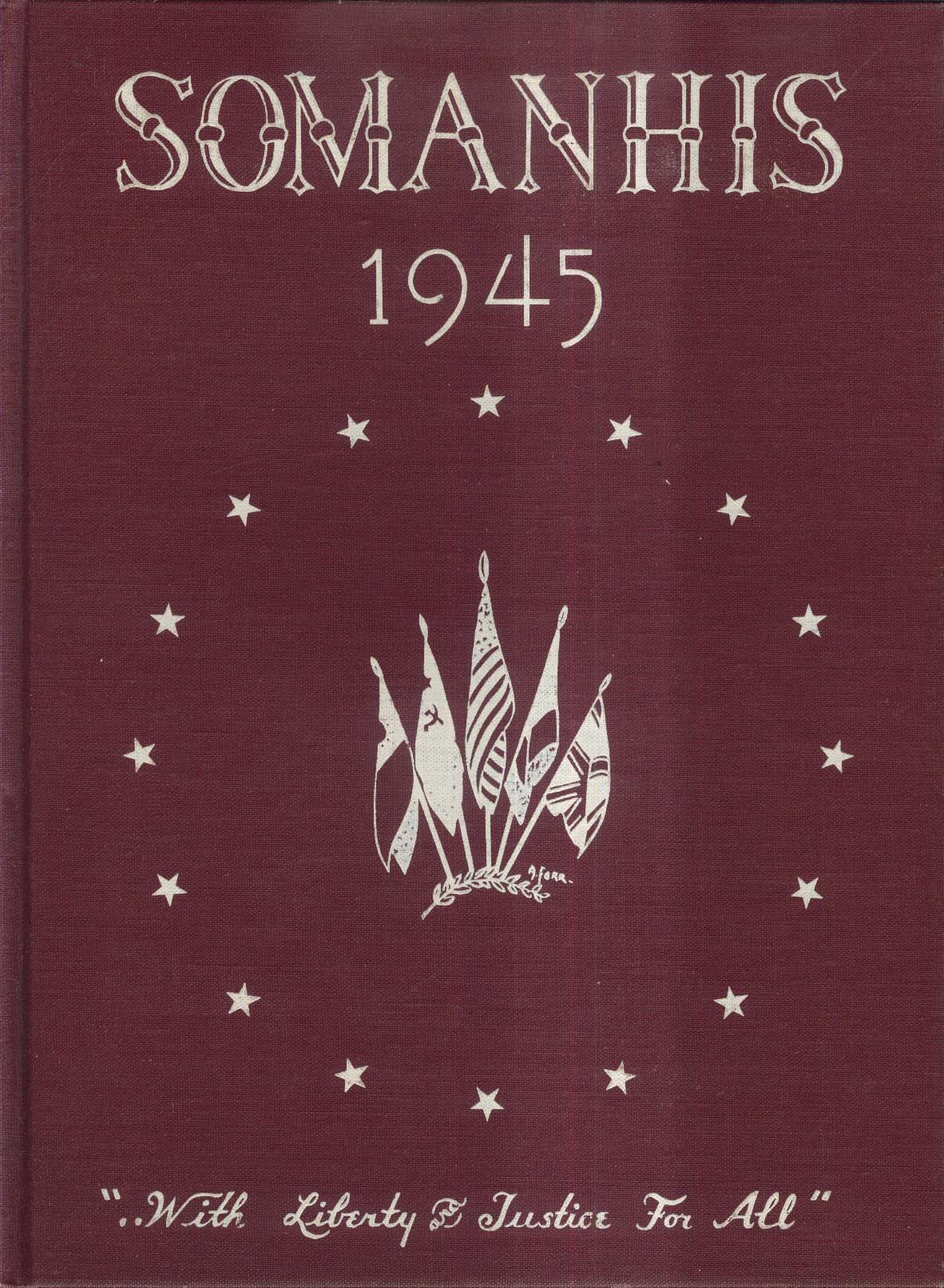 Image for Somanhis 1945 Manchester High School Manchester Connecticut Yearbook