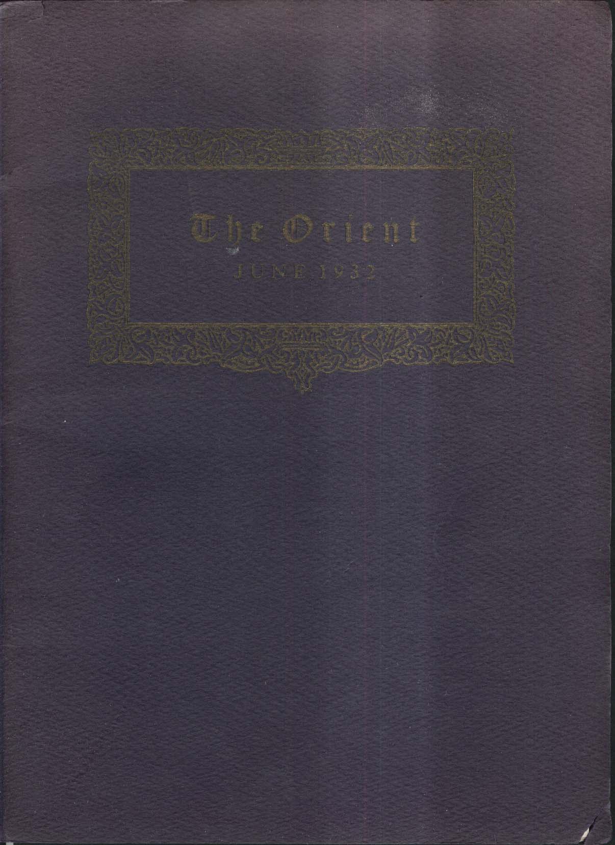 Image for The Orient 1932 East High School Rochester New York Yearbook