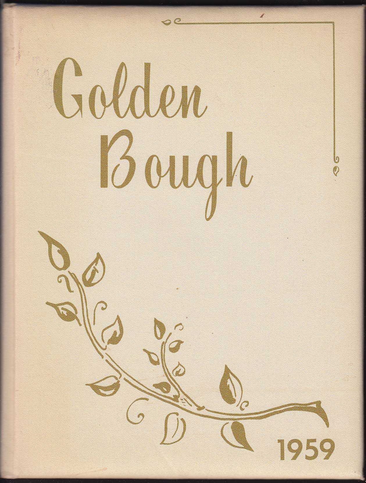 Image for Golden Bough 1959 Yearbook Ellis Hospital of Nursing Schenectady New York NY