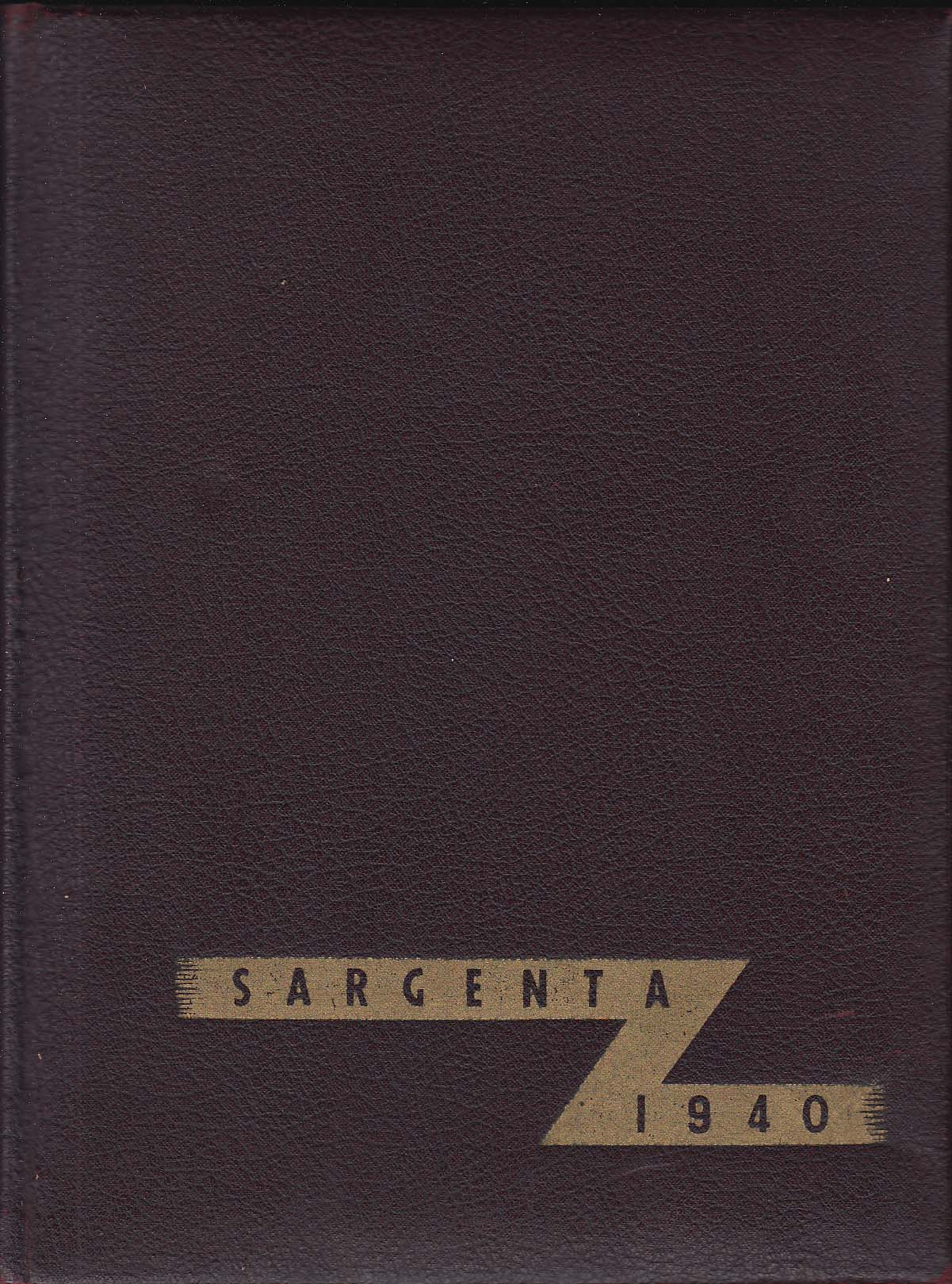 Image for Sargenta 1940 Yearbook Sargent College Cambridge Massachusetts MA