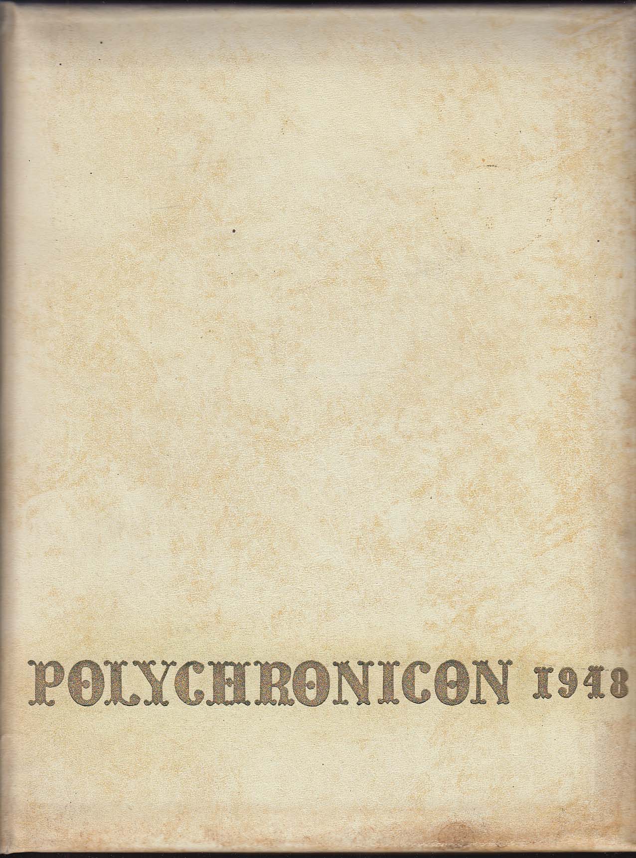 Image for Polychronicon 1948 Yearbook Flora Stone Mather College Cleveland Ohio OH