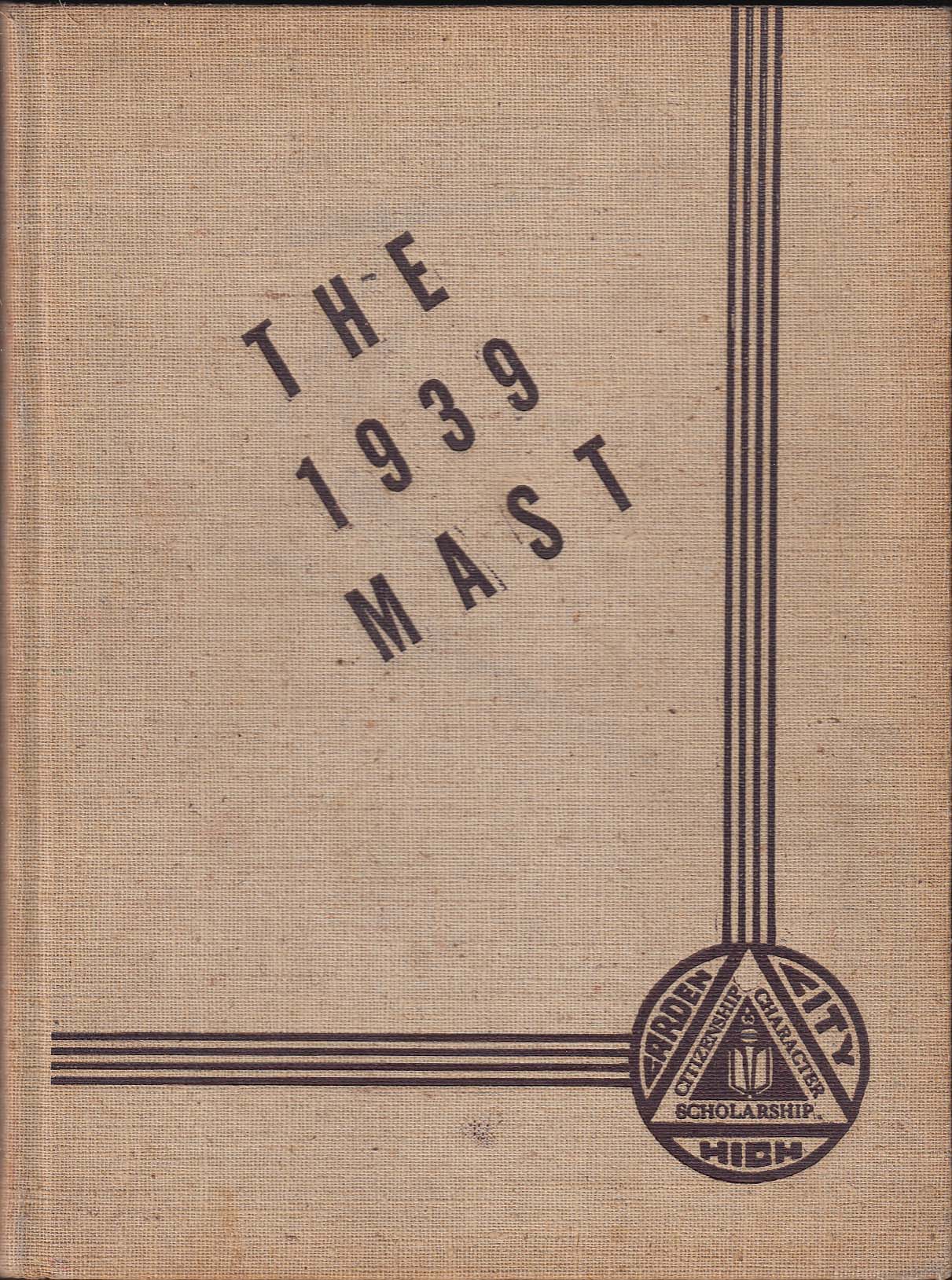 Image for 1939 Mast Yearbook Garden City High School Garden City New York