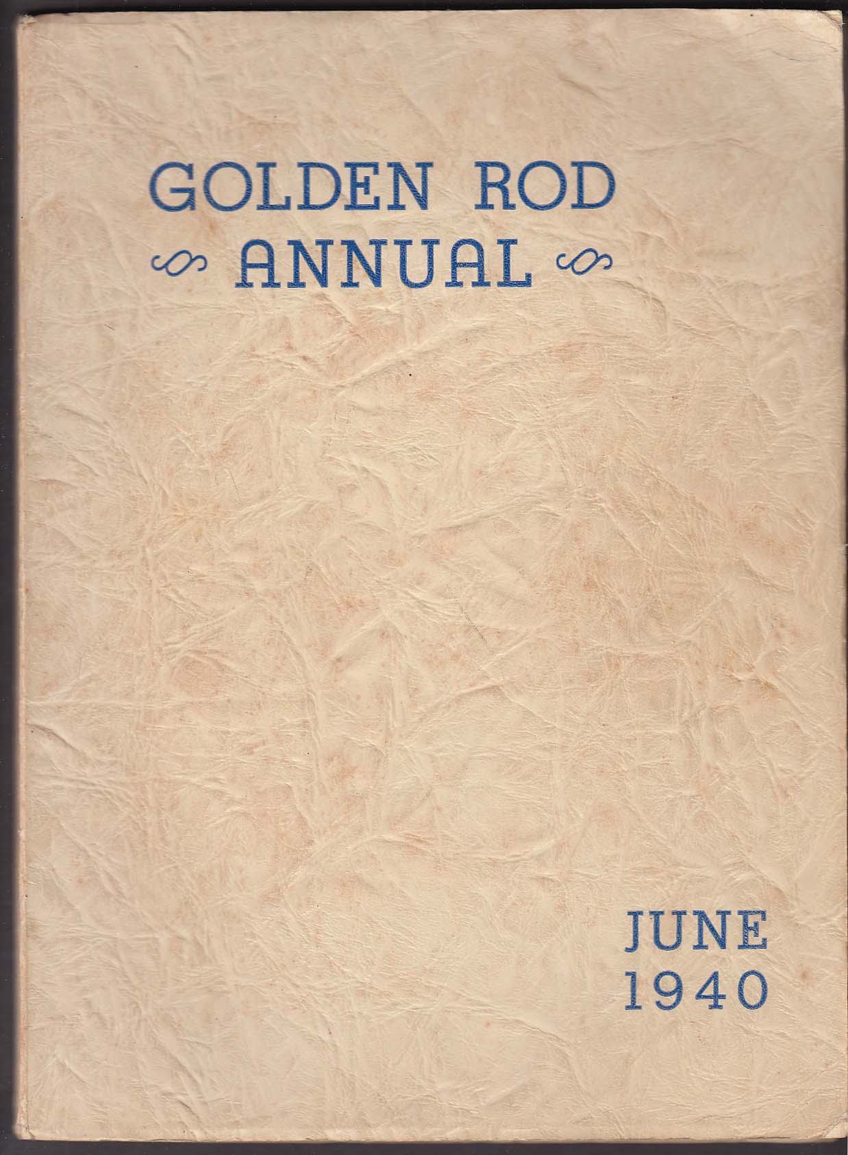 Image for Golden Rod Annual 1940 Yearbook Quincy High School Quincy Massachusetts MA