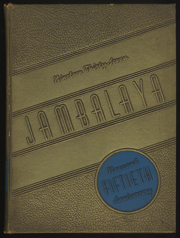 Image for Jambalaya 1937 Yearbook Newcomb College University of Louisiana New Orleans