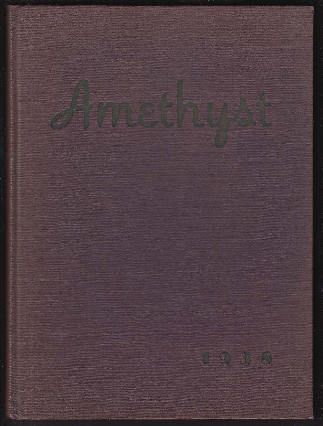 Image for Amethyst 1938 Yearbook Deering High School Portland Maine