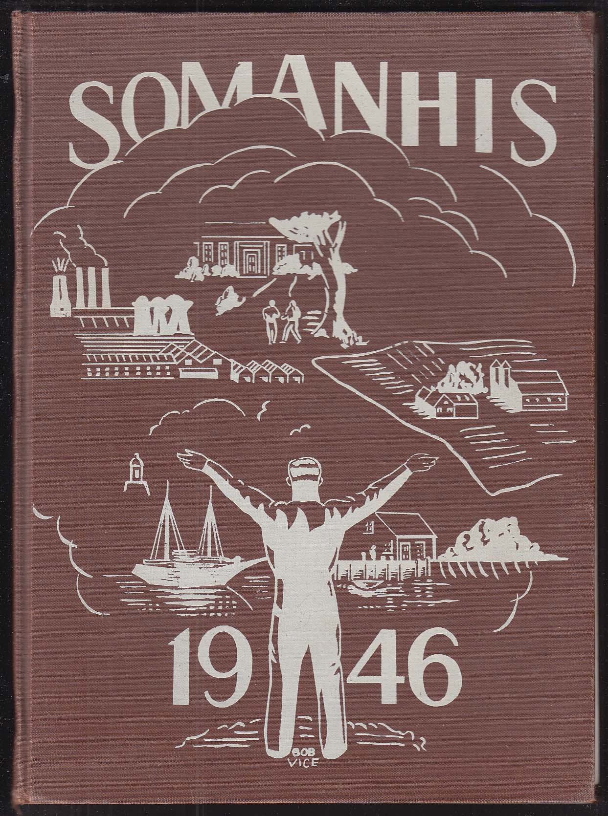 Image for Somanhis 1946 Yearbook Manchester High School Manchester CT