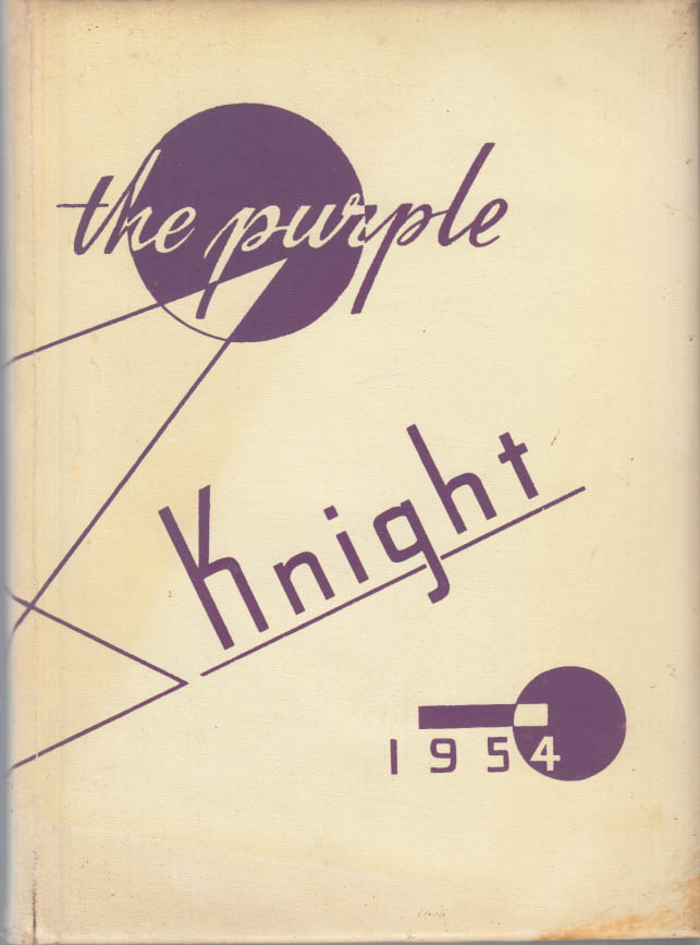 Image for University of Bridgeport THE PURPLE KNIGHT yearbook 1954 CT #2