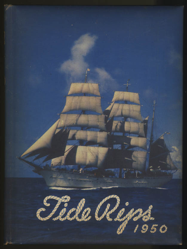 Image for Tide Rips 1950 Yearbook United States Coast Guard Academy CT Benedict Stabile