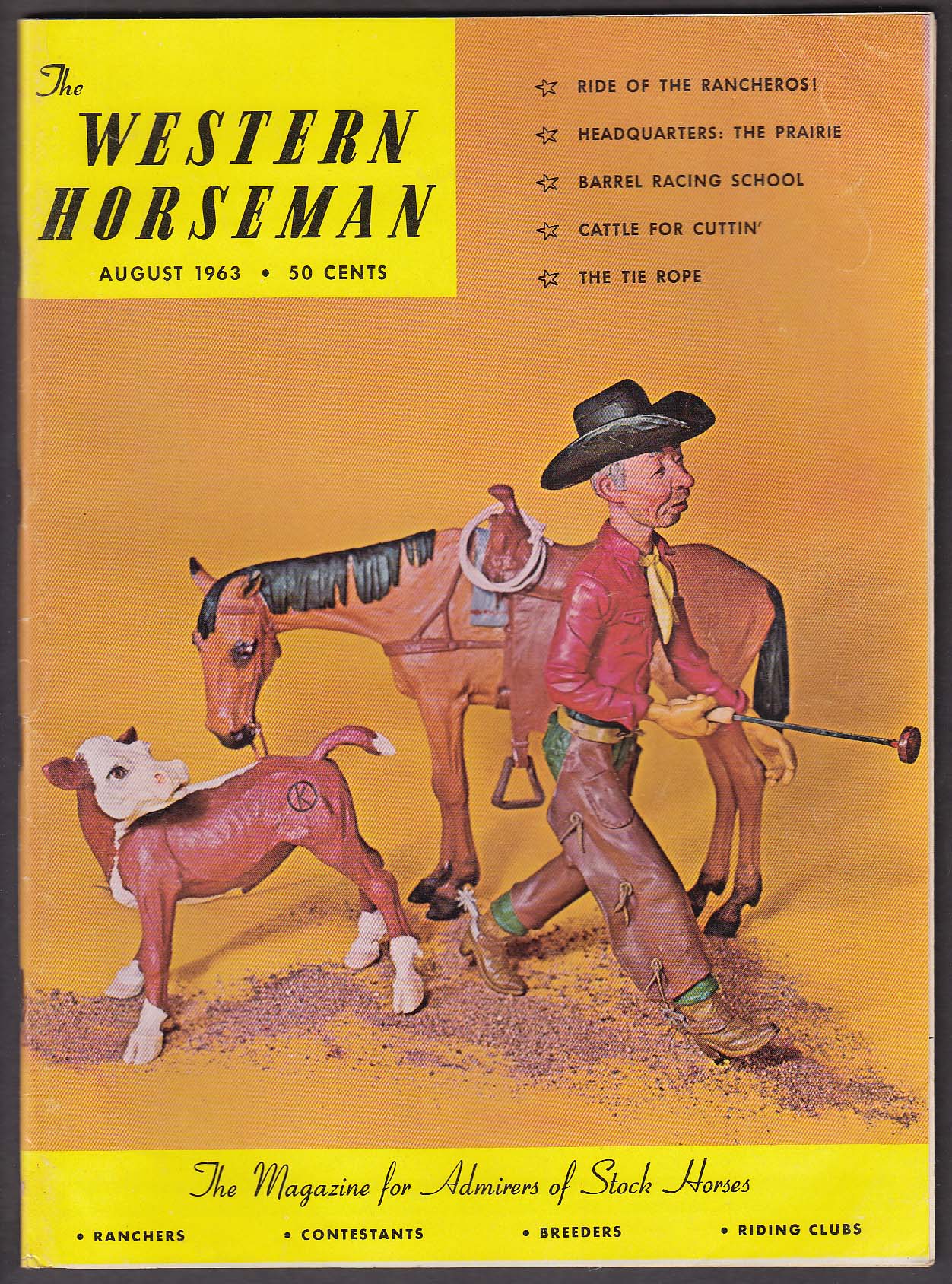 Image for WESTERN HORSEMAN Escuela Ecuestre Colitis X Ario Bari Arabian + 8 1963