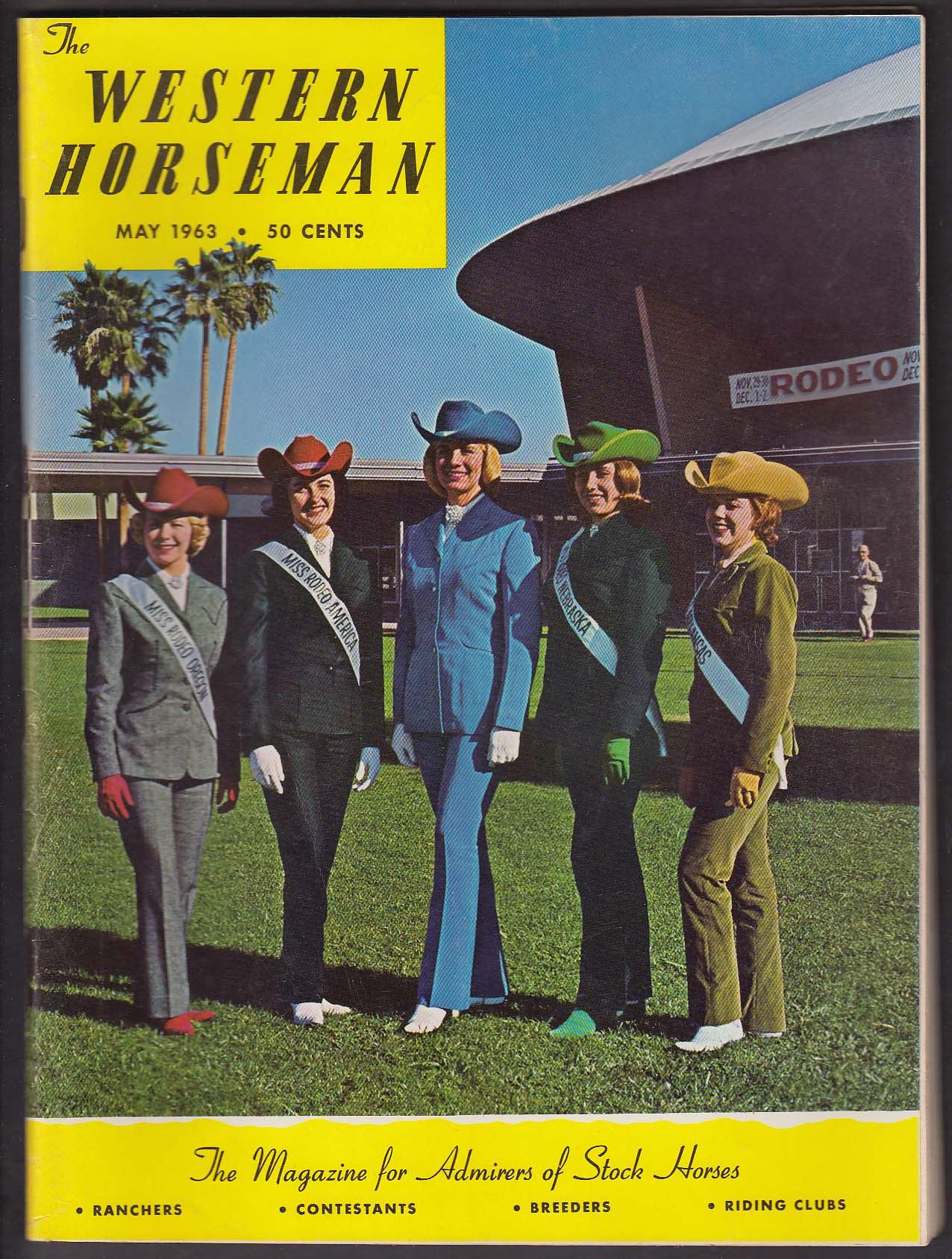 Image for WESTERN HORSEMAN AQHA Report Phoenix Horseshoes Chattanooga Saddlery ++ 5 1963