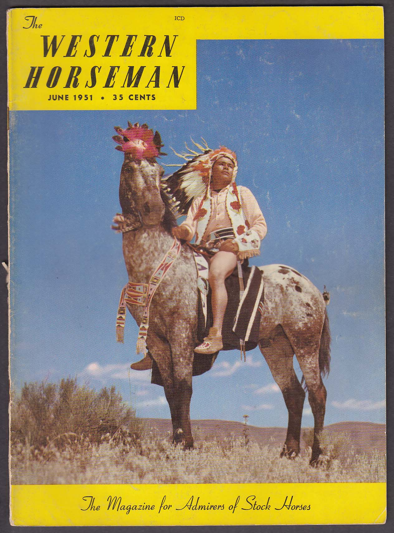 Image for WESTERN HORSEMAN Arab Contest Results Appaloosa Horse Club ++ 6 1951