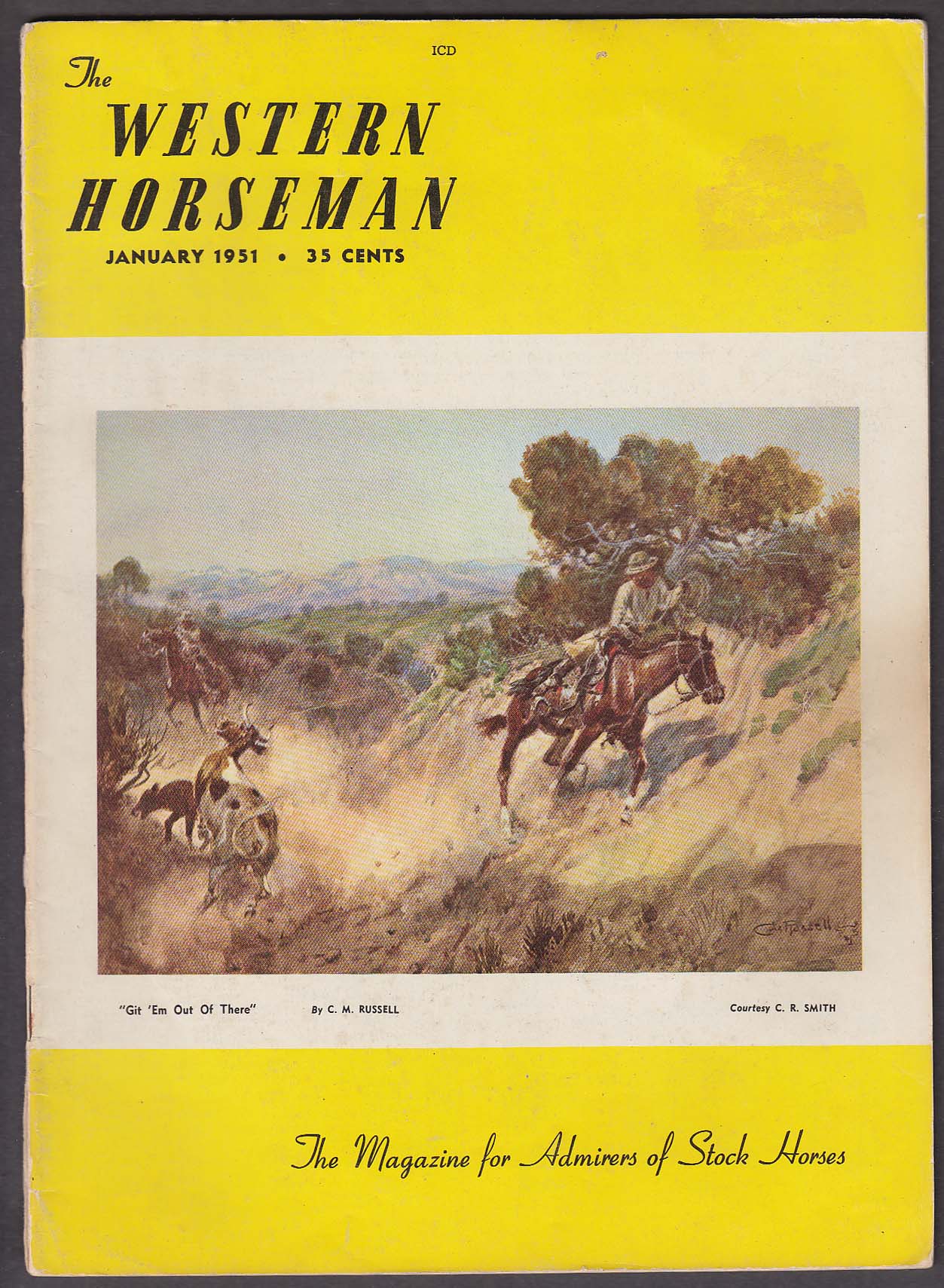 Image for WESTERN HORSEMAN Hoss Wranglers Appaloosa Charles Russell + 1 1951