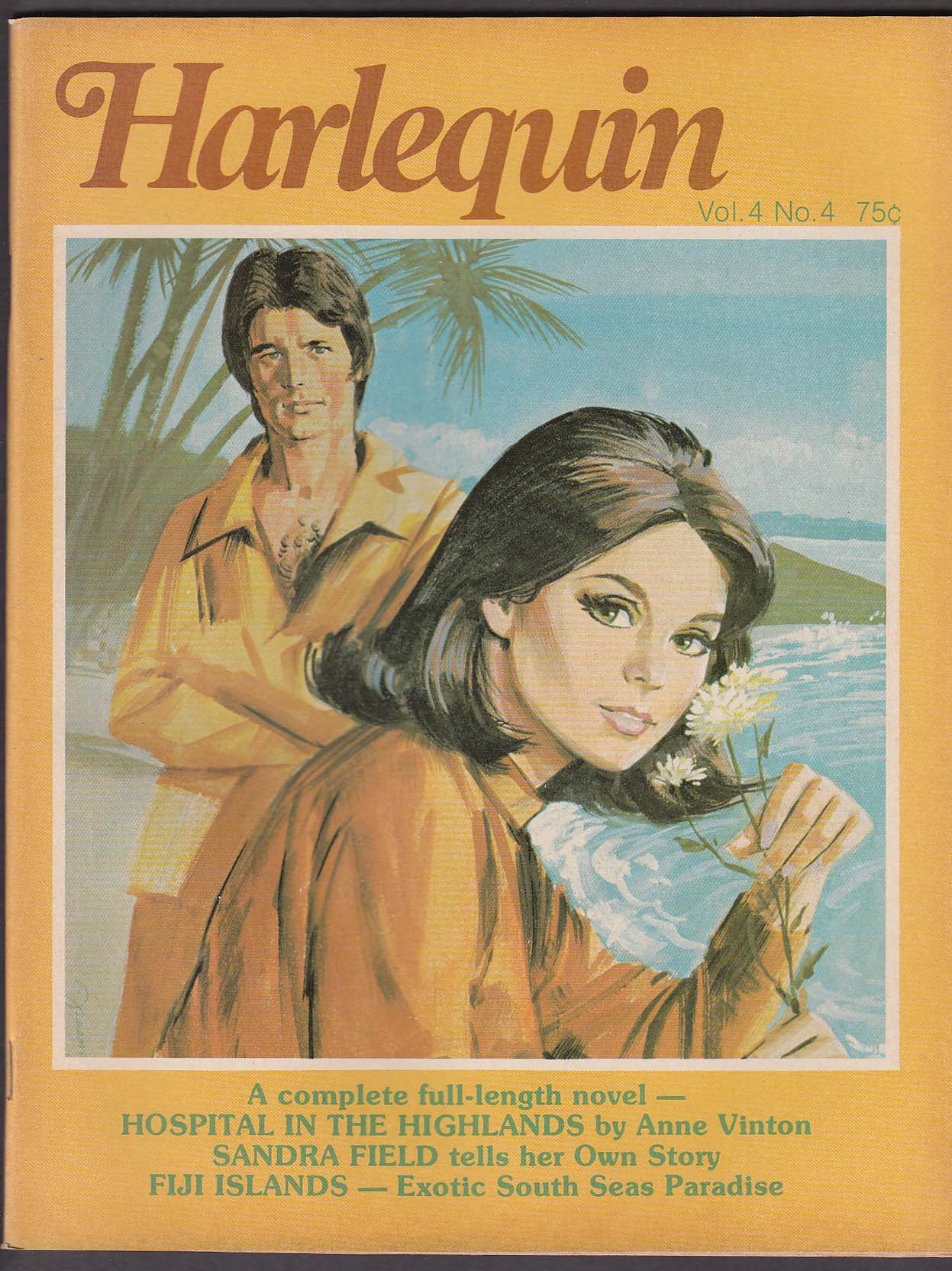 Image for HARLEQUIN V4 #4 Anne Vinton Sandra Field Fiji Islands + 1976