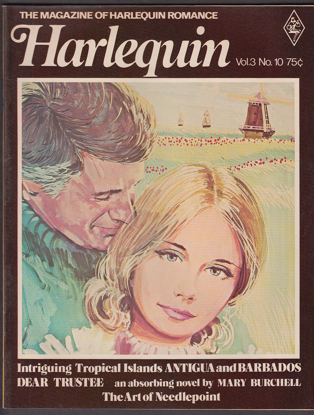 Image for HARLEQUIN V3 #10 Mary Burchell Margery Lewty Needlepoint Antigua Barbados + 1975
