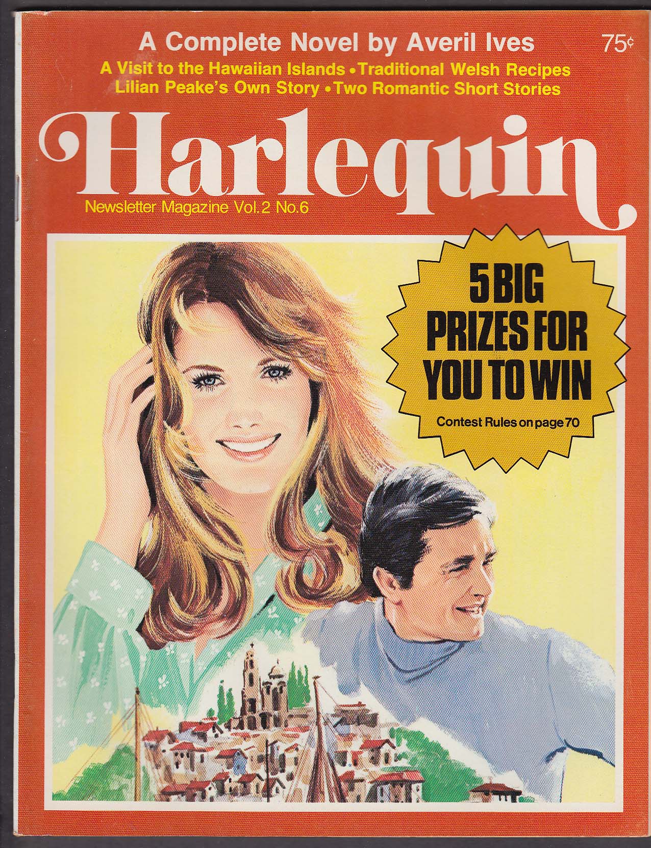 Image for HARLEQUIN V2 #6 Averil Ives Hawaii Lilian Peake Welsh Recipes + 1974