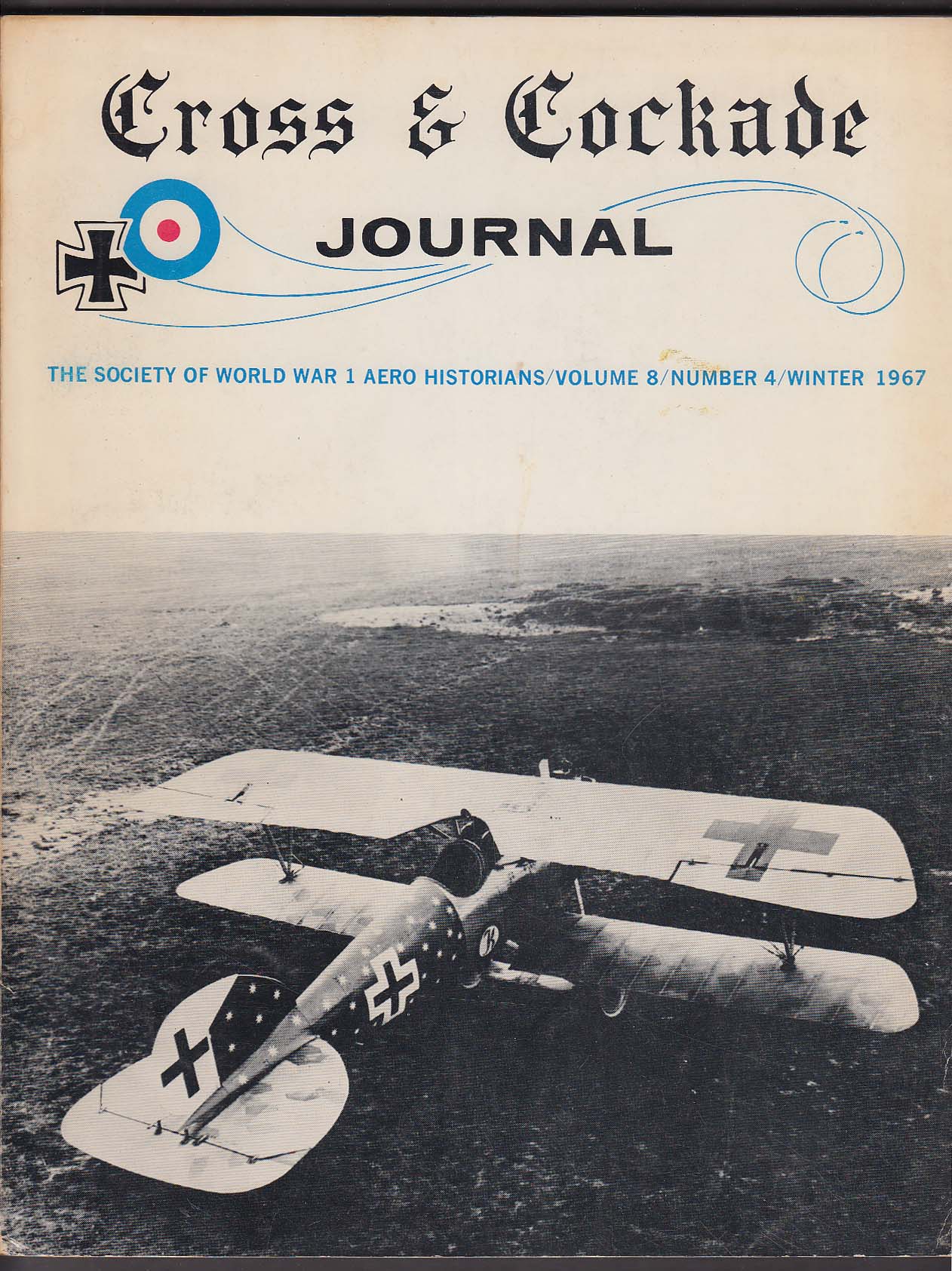 Image for CROSS & COCKADE JOURNAL Raesch Jasta 43 Jagdstaffel 16 Rhys Davids Winter 1967
