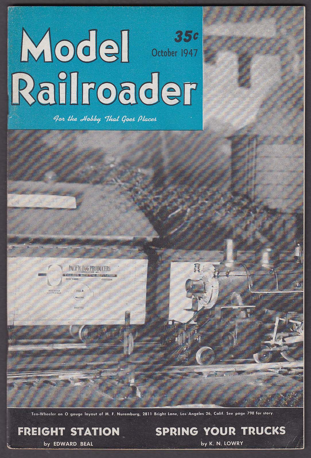 Image for MODEL RAILROADER Freight Station NMRA Convention Dreamliner Journey + 10 1947