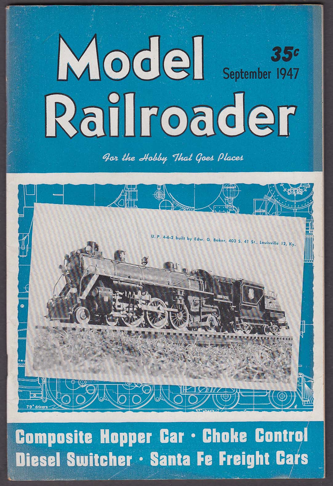 Image for MODEL RAILROADER Composite Hopper Car Choke Control Diesel Switcher ++ 9 1947