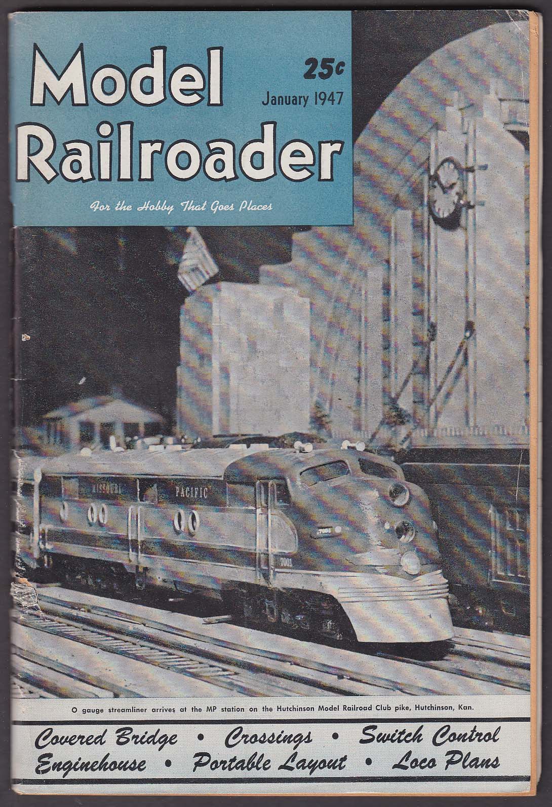 Image for MODEL RAILROADER Covered Bridge Switch Control Crossings Couplers PRR T-1 1 1947