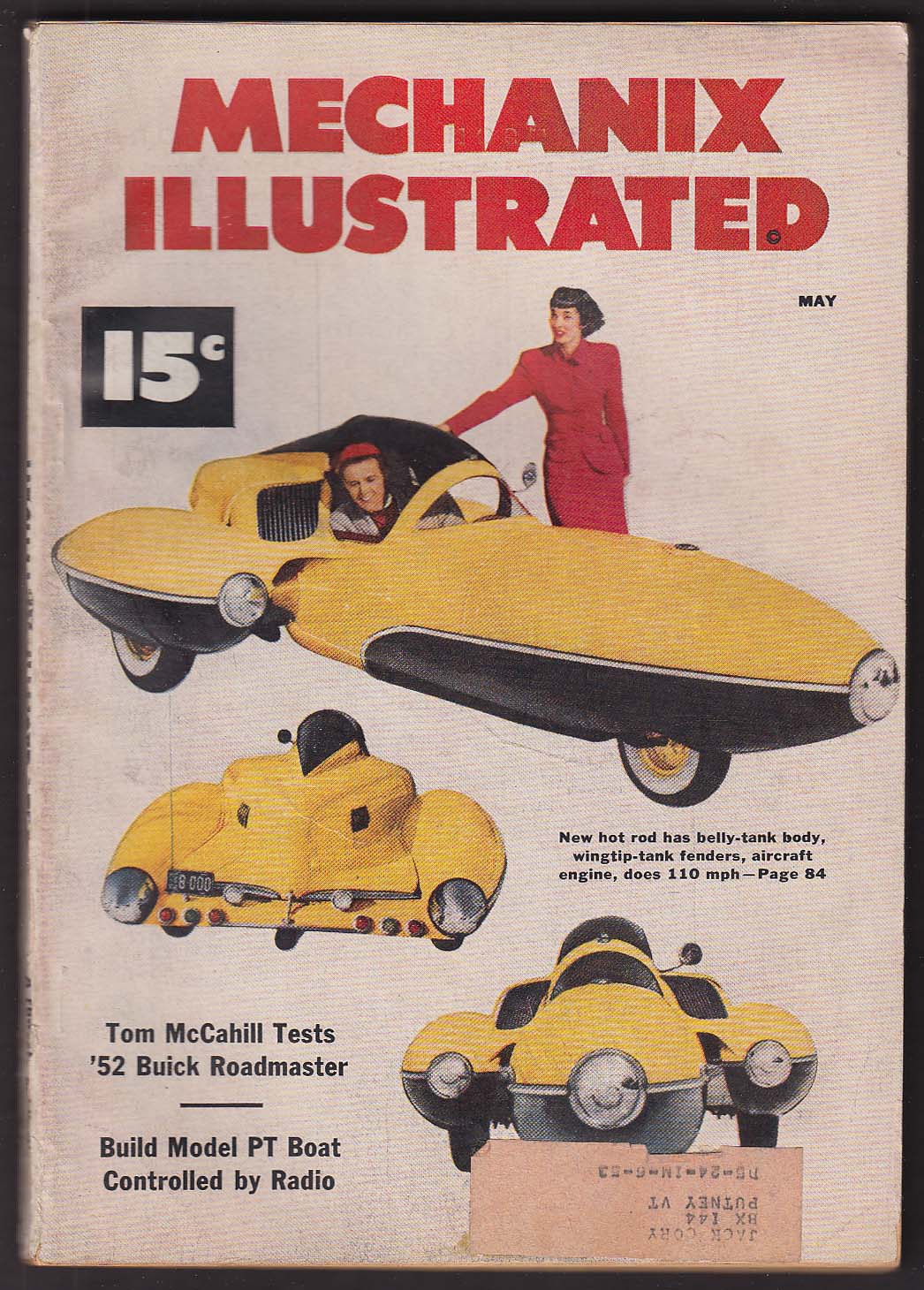 Image for MECHANIX ILLUSTRATED Buick Roadmaster road test George Rieveschl 5 1952