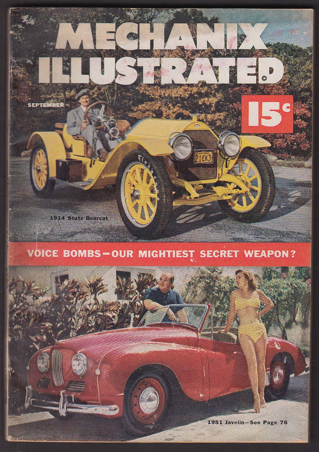 Image for MECHANIX ILLUSTRATED 1914 Stutz Bearcat road test Richard Eckhart ++ 9 1951