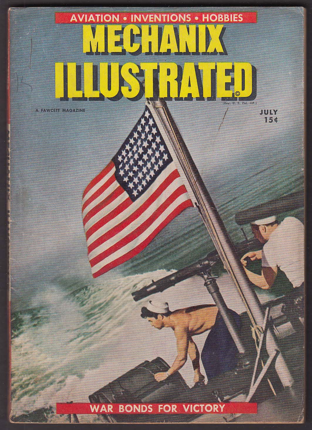 Image for MECHANIX ILLUSTRATED Battle of Savo Island Medical Corps Faber Birren 7 1943
