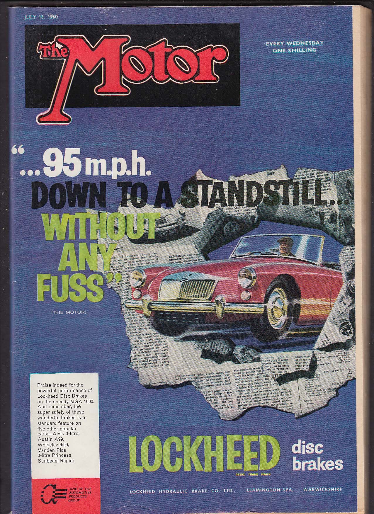 Image for The MOTOR Austin-Healey 3000 Hardtop road test ++ 7/13 1960