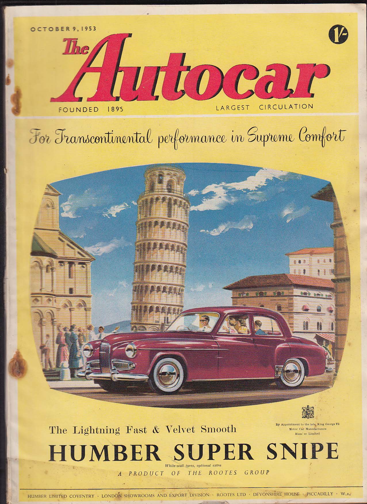 Image for AUTOCAR Austin A.40 road test Morris Minor Traveller's Car DKW ++ 10/9 1953