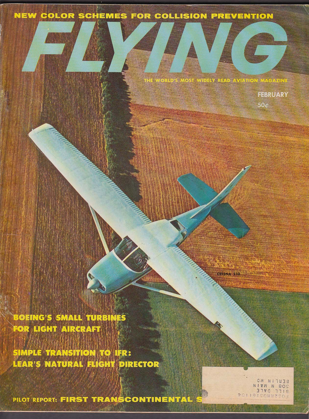Image for FLYING Skyhawk 172 pilot report Boeing Turbine Snow S-2C AG-Plane + 2 1962