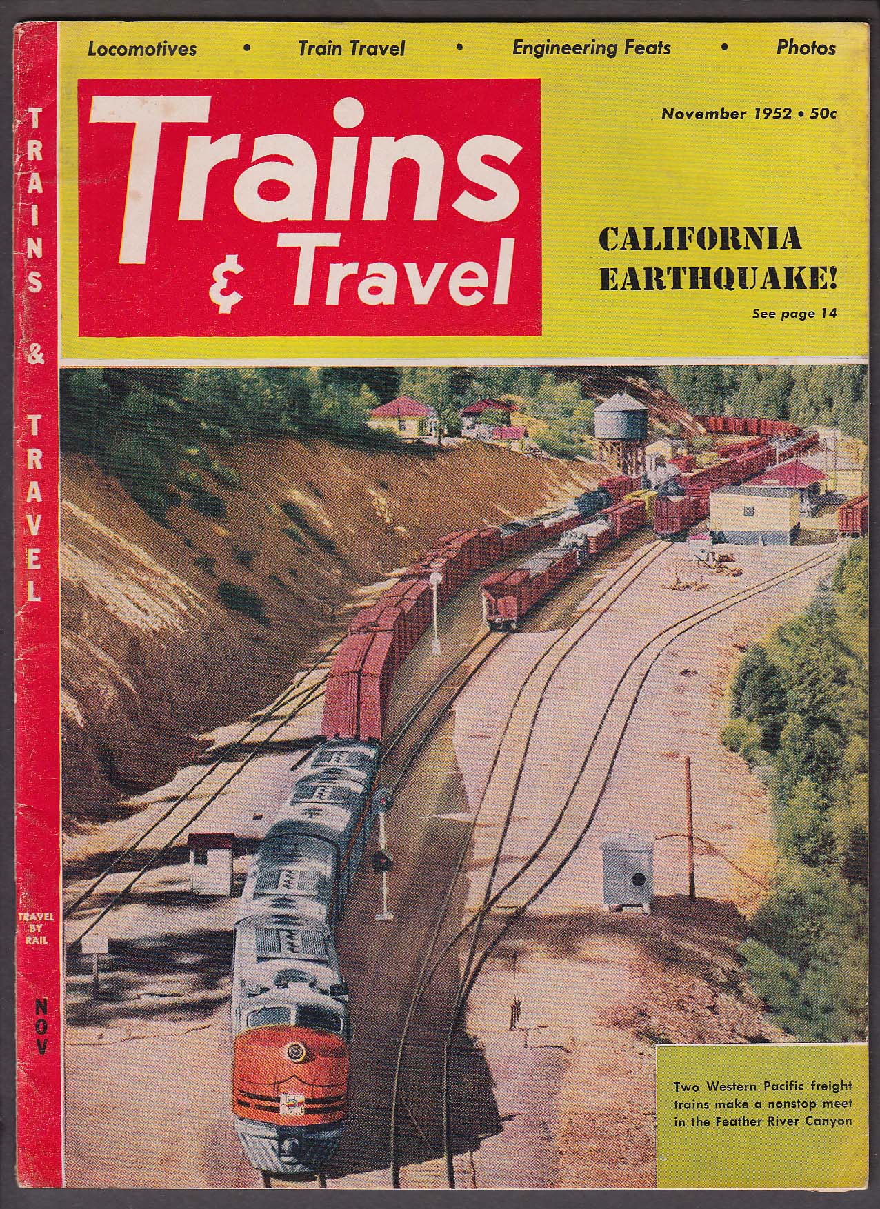Image for TRAINS & TRAVEL Sahara US Diesels French Electrics New Haven Wire ++ 11 1952