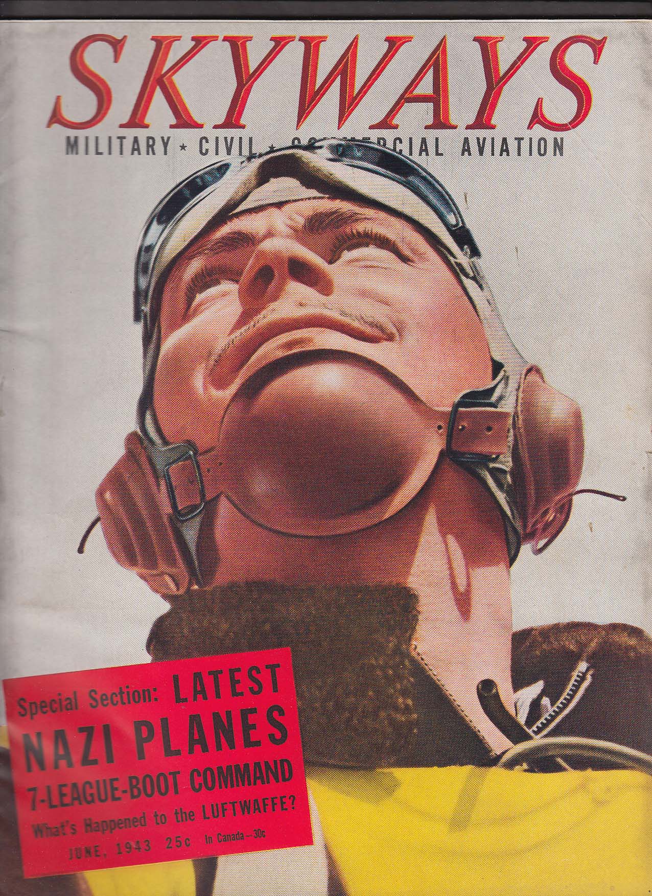 Image for SKYWAYS Nazi Planes Luftwaffe Donald Douglas ++ 6 1943