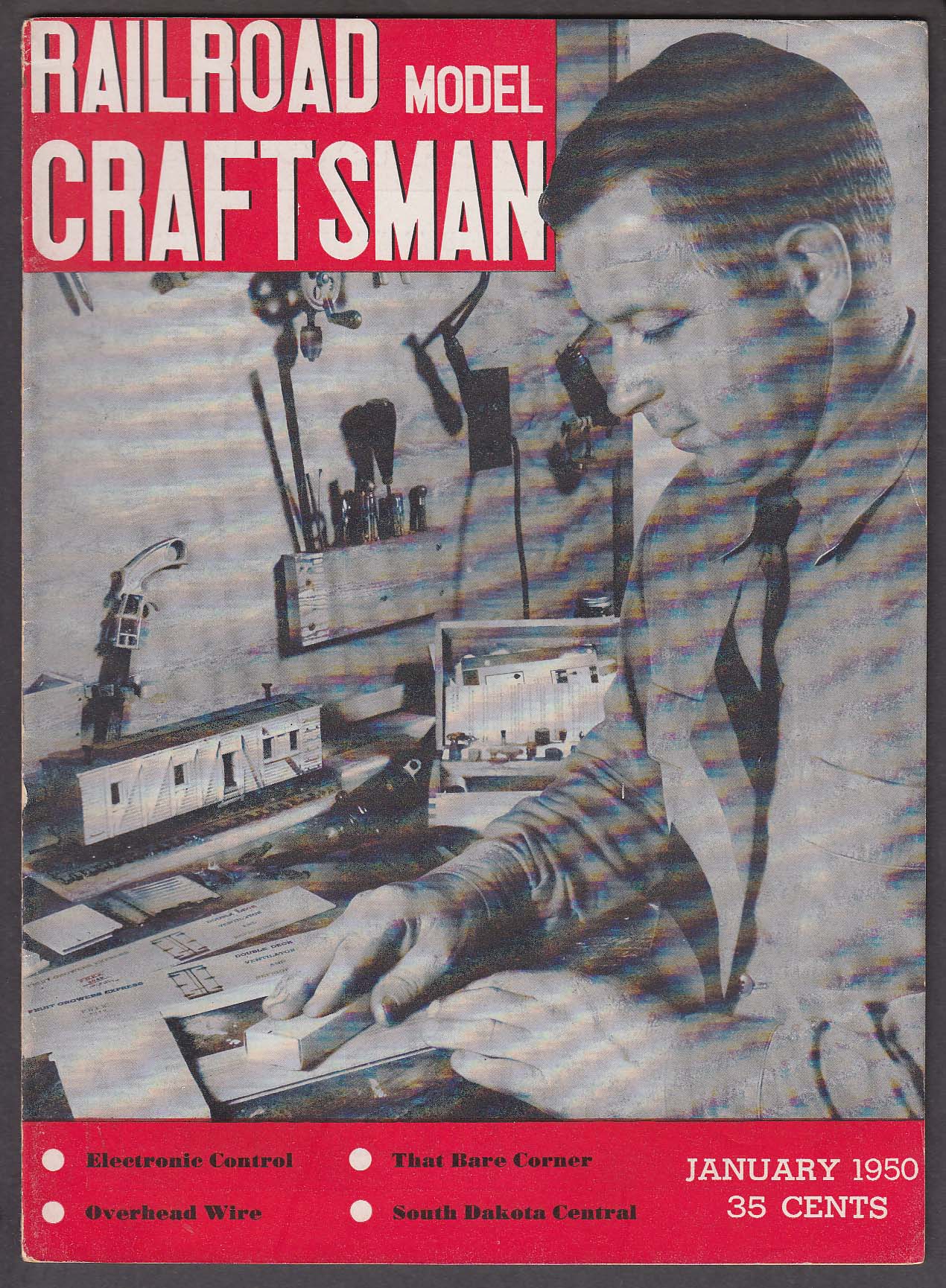 Image for RAILROAD MODEL CRAFTSMAN South Dakota Central Chicago & North Western ++ 1 1950