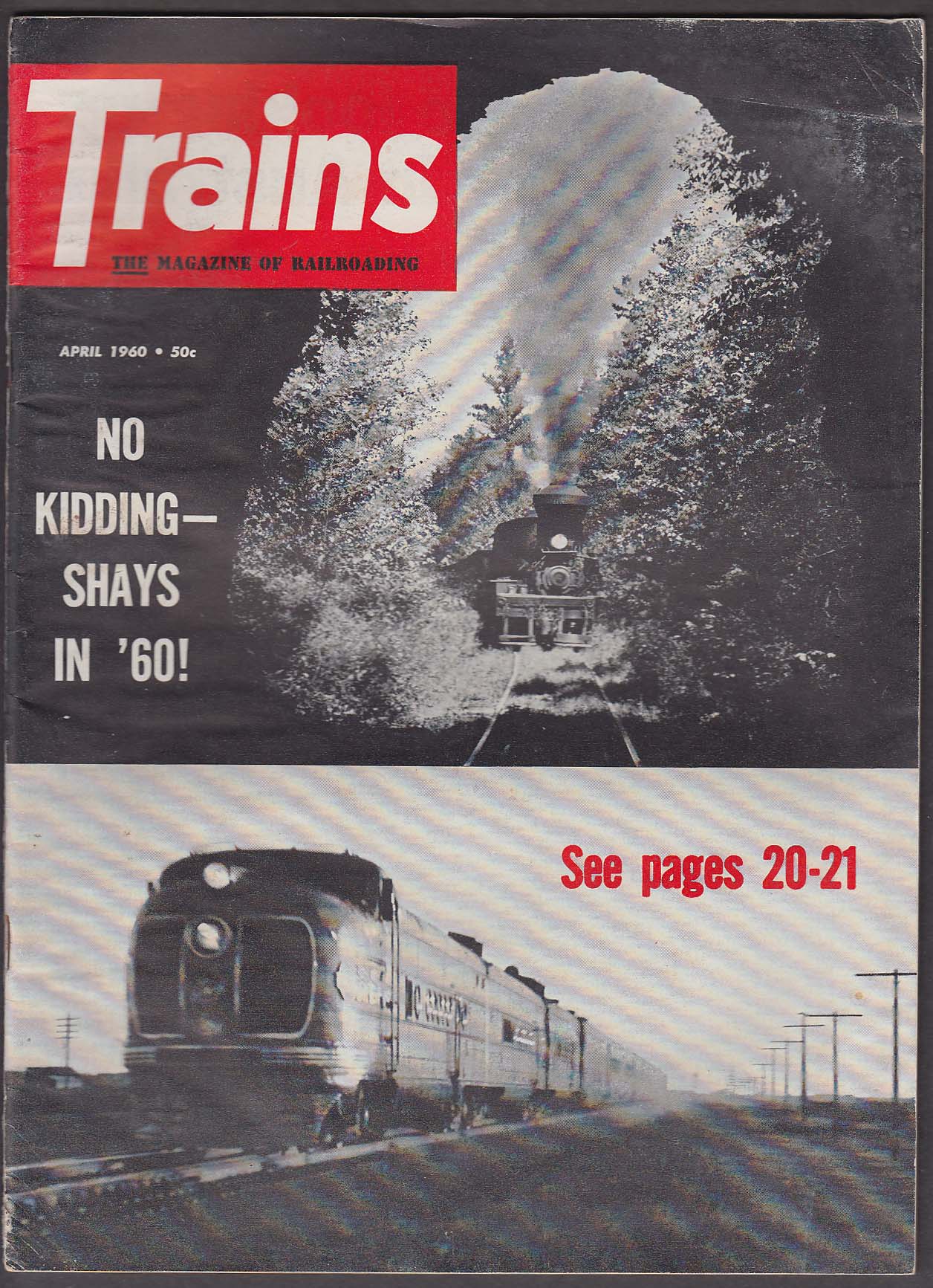Image for TRAINS Spokane Portland & Seattle Hanging Bridge Denver & Rio Grande ++ 4 1960