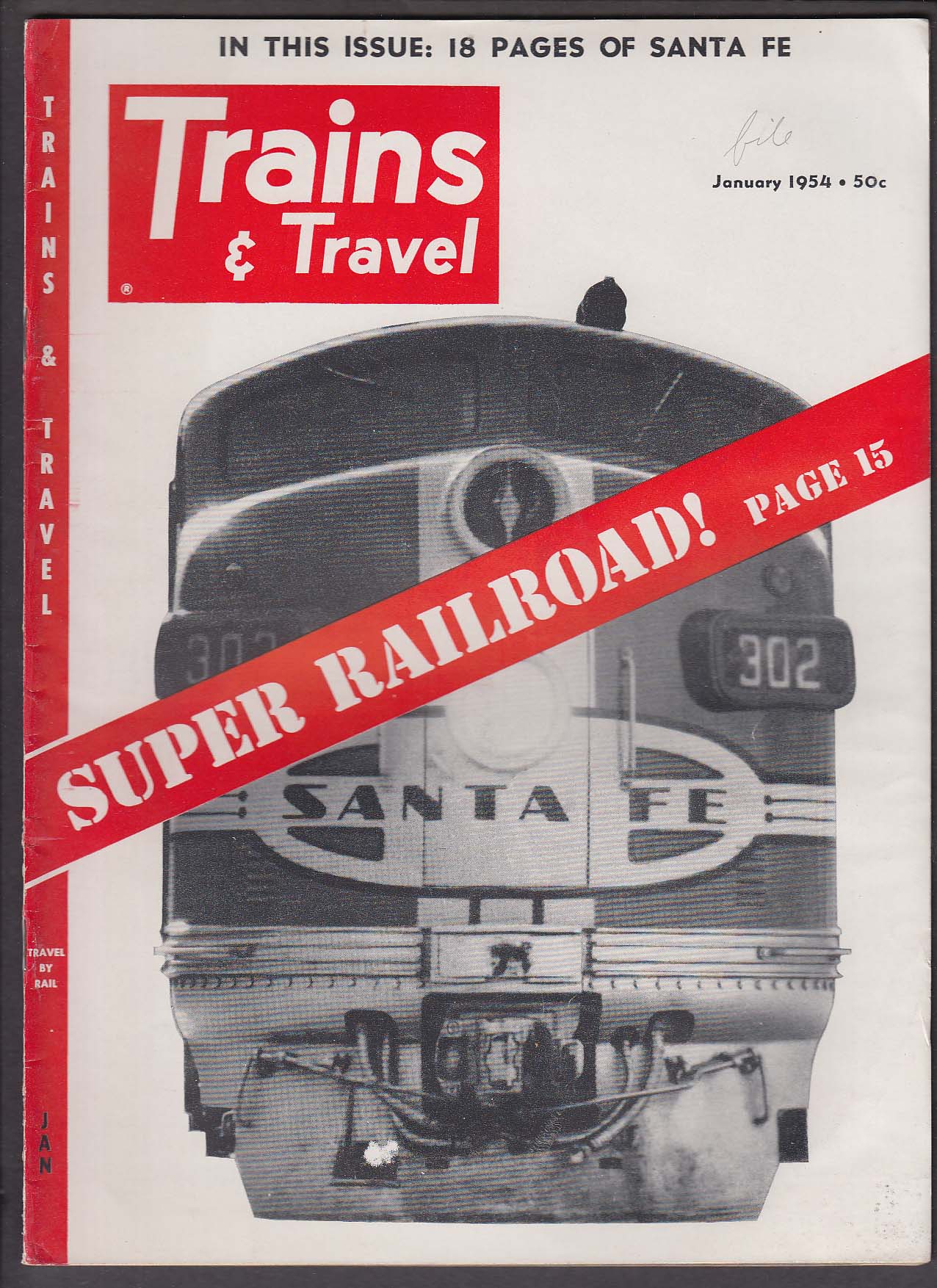 Image for TRAINS & TRAVEL Beeliner to Hitop America's First Transcontinental ++ 1 1954