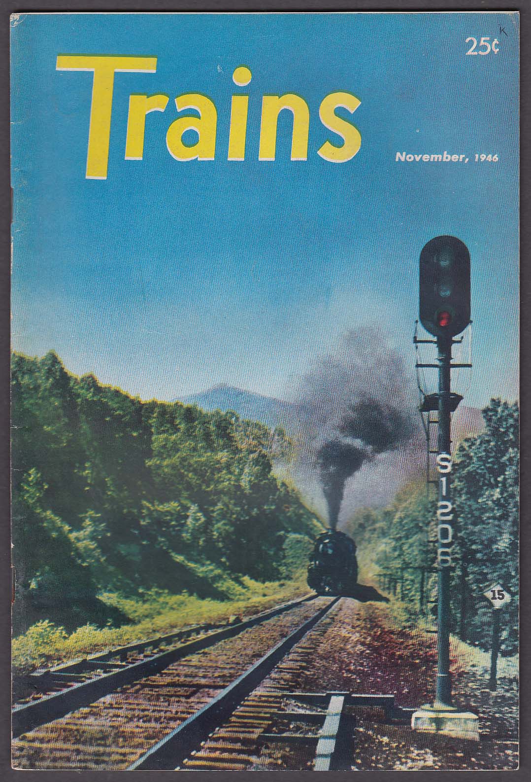 Image for TRAINS Jersey Central Boat Train D&RGW Richmond-Washington Alco + 11 1946
