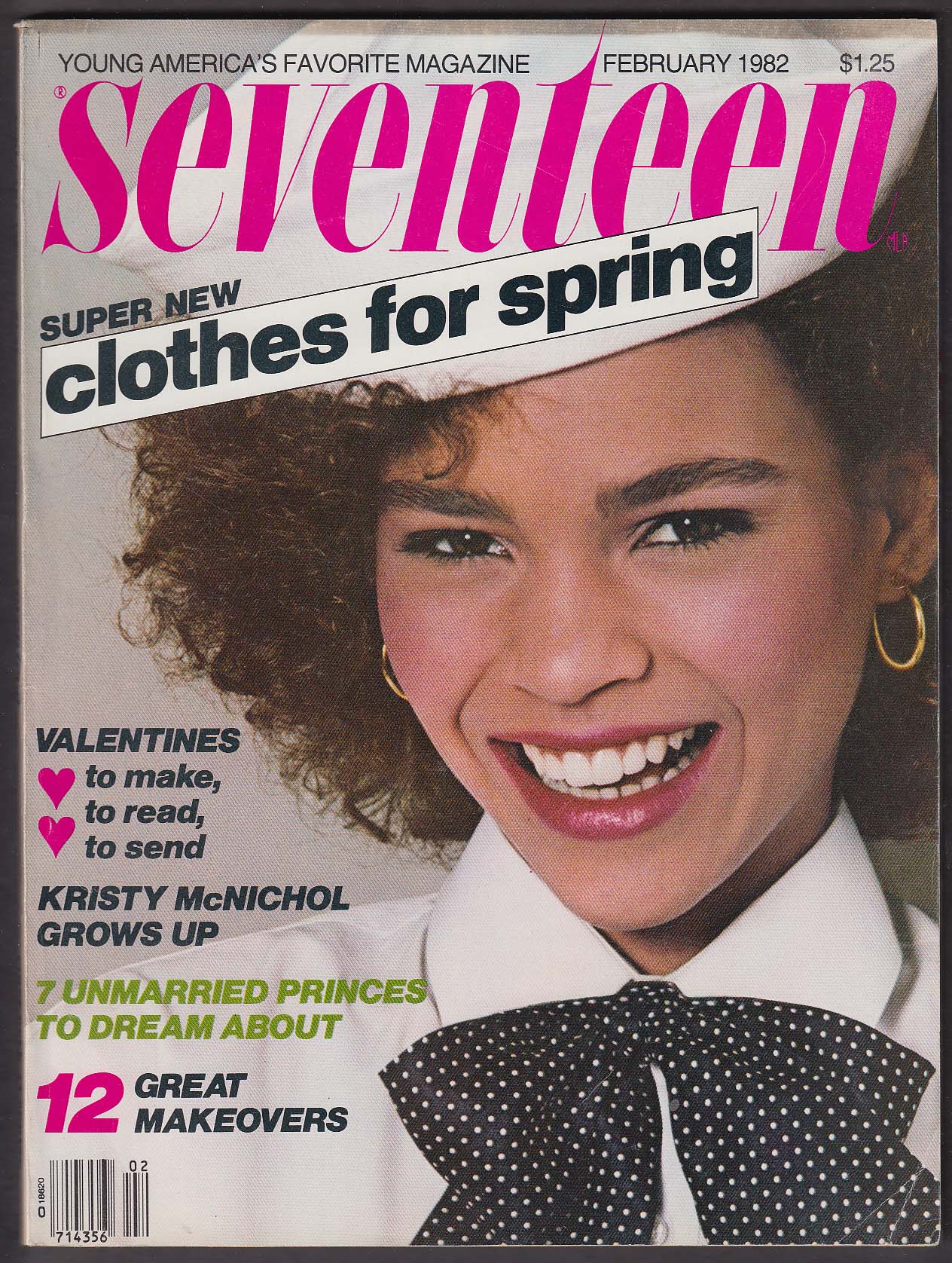 Image for SEVENTEEN Kristy McNichol; fashion, beauty, recipes ++ 2 1982