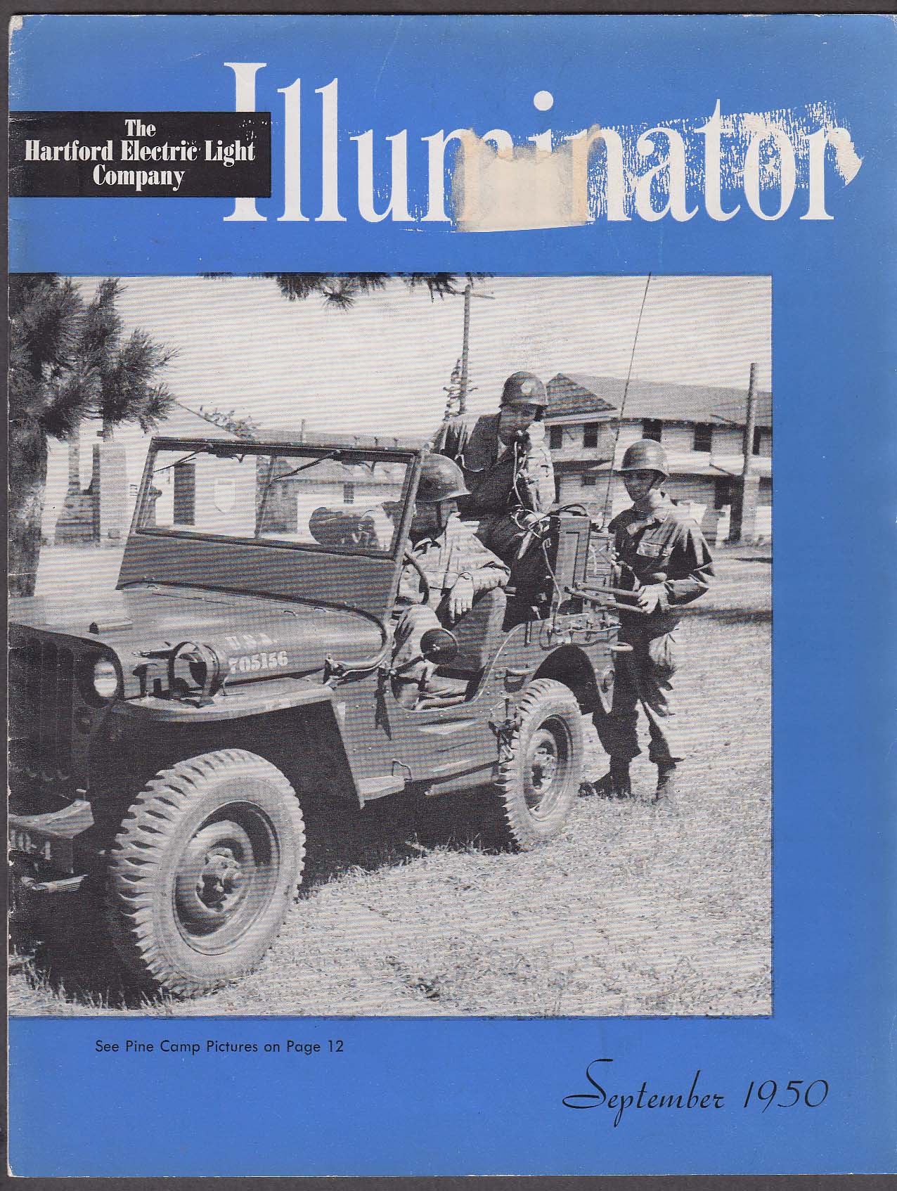 Image for ILLUMINATOR Hartford Electric Light Company 43rd Division Pine Camp NY 9 1950
