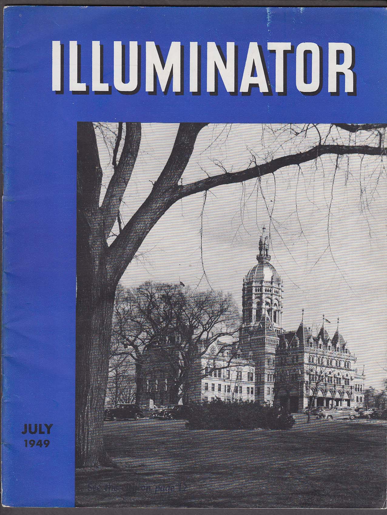 Image for ILLUMINATOR Hartford Electric Light Company Capitol Building 7 1949