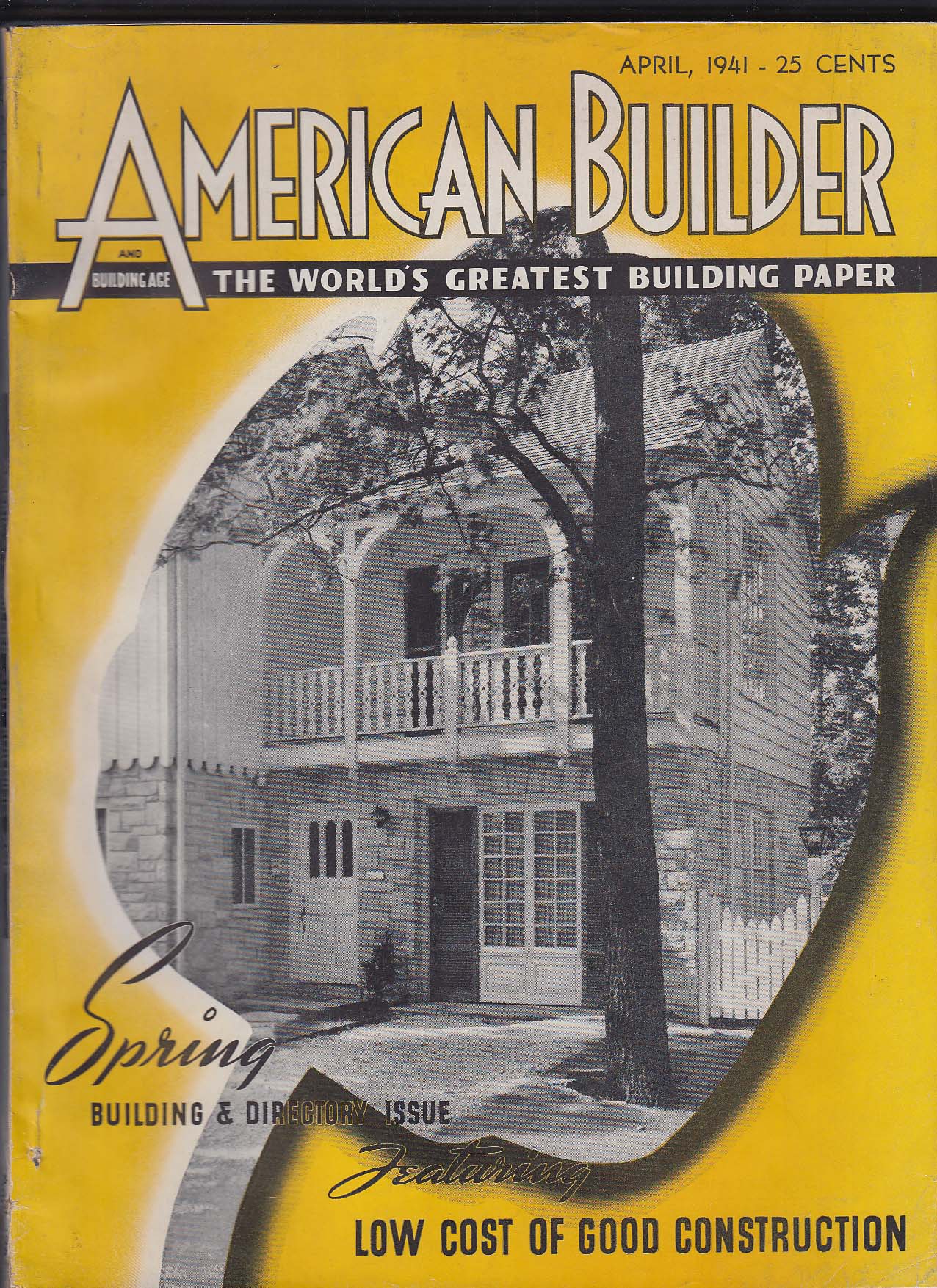 Image for AMERICAN BUILDER Jule Robert von Sternberg Chicago Houston Miami Prefab + 4 1941
