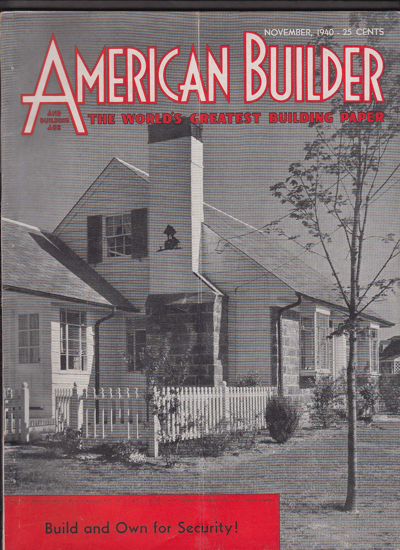 Image for AMERICAN BUILDER Rochester Fireplaces Redmont Gardens Birmingham Oregon 11 1940
