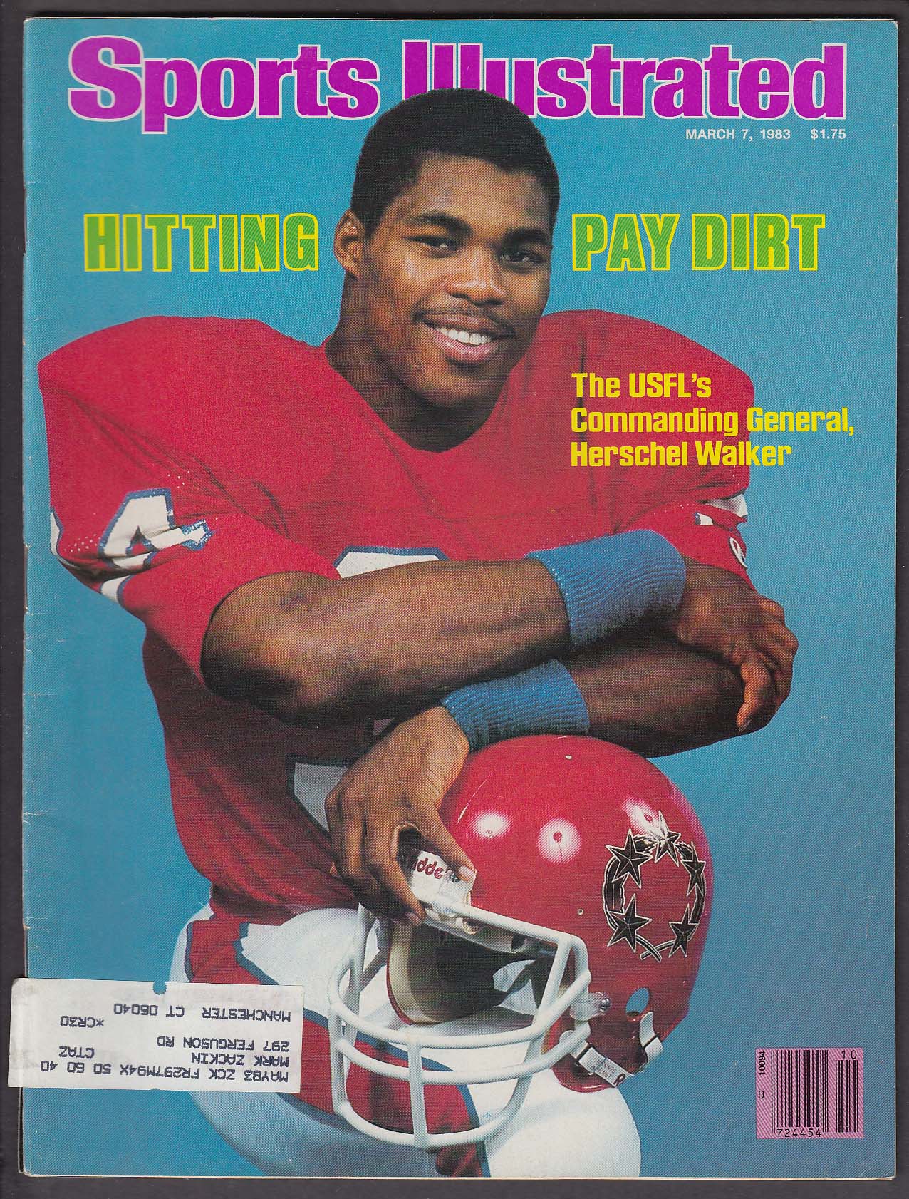 Image for SPORTS ILLUSTRATED Herschel Walker Eamonn Coghlan Stan White 3/7 1983